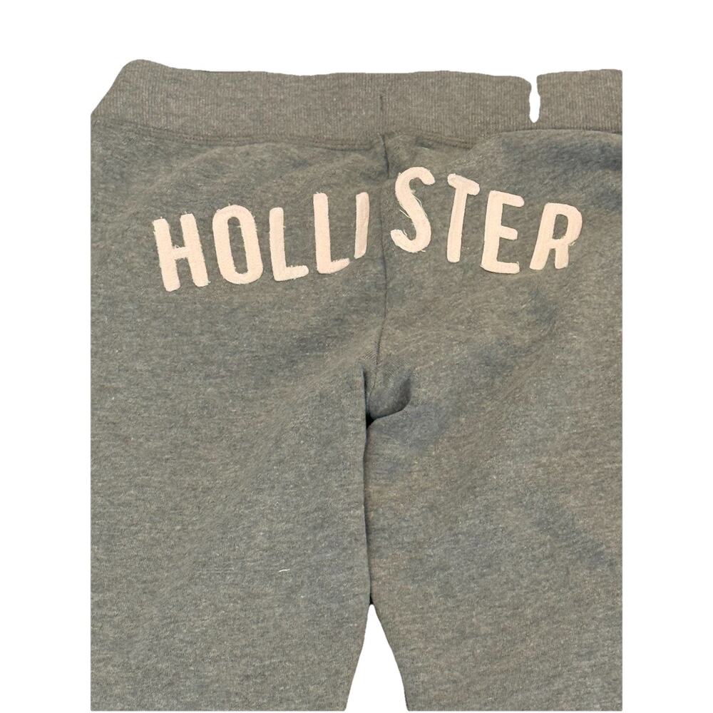 Hollister Sweatpants Short Gray Small Boot Cut